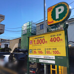 麺小屋 てち - お店近くのコインパーキング