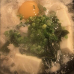 立ち呑み くにし - 湯豆腐(豚入り)