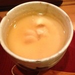 新ばし 久 - 【2012年12月】白子茶碗蒸し