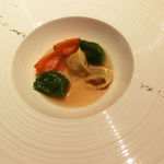 クッキアイノ - ジビエの挽肉を包んだラビオリ