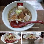 中華盛そば ㊂亭 - 濃厚煮干しラーメン800円+特盛トッピング350円,中華盛そば 〇三亭,まるさん亭(名古屋市)食彩品館.jp撮影,