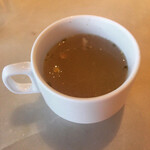 グッドモーニングカフェ - 週替わり生パスタに付いて来たスープ