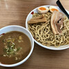 三豊麺 斬 - 濃厚魚介つけ麺（大盛）の全景