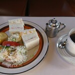 べあー - サンドイッチセット コーヒー 