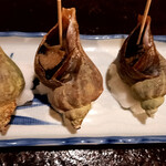 Mukashi banashi - 蒼つぶ醤油焼き