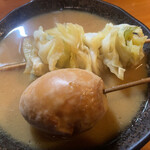 ささよし - ささよし(キャベツ煮込み、煮玉子)