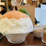 サカノウエカフェ - りんごちゃん　1,600円 いちじくシロップ追加200円