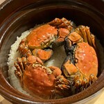 銀座 しのはら - 上海蟹の炊き込みご飯