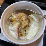 ハーブカフェYKガーデン - じゃがいもとさつまいも、ベーコンが融合。