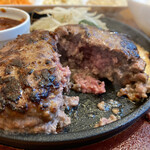 チョップドステーキ - チョップドハンバーグ（130g）定食