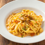 Creamy sea urchin pasta