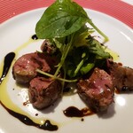 リストランテ シャイー - レバーとハツのソテー バルサミコソース