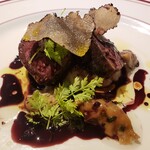 リストランテ シャイー - 蝦夷鹿のステーキ 黒トリュフの薫り