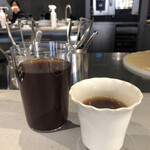 ASAKO IWAYANAGI SALON DE THE - 「インドネシア　フタジュル　深煎り」のコーヒー