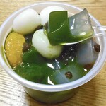 貴餅 - 抹茶白玉あんみつ