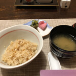 九兵衛旅館 - 生姜ご飯ともずく汁