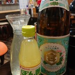 こーちゃん - ポン酢で割ります