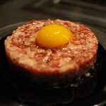 北海道焼肉 北うし - びえい和牛ユッケ