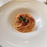 クラリタ ダ マリッティマ - 長井産ワタリ蟹のスパゲティ