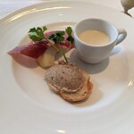 クラリタ ダ マリッティマ - ランチの前菜