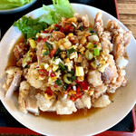 中国料理 王さん - 油淋鶏定食700円