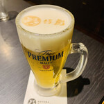 Yonezawa Gyuu Yakiniku Kotora - ◎生ビールで乾杯！マーク入り。