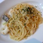 エスト! プロッシモ - 館山産ヒラメのクリームソース スパゲティーニ(2012/12/15撮影)