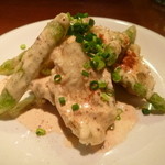 ワンハンドクラッチ - カキのてんぷらを洋風にしたら・・・（ハーフ）