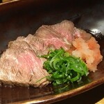 Yobanashi Ninomaru - 牛肉のたたき