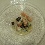 イタリアンレストラン Zucca - 赤座海老と茄子のリゾット