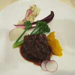 イタリアンレストラン Zucca - 和牛ホホ肉の赤ワイン煮