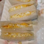 くろんぼ - サンドイッチ(たまご)・６００円