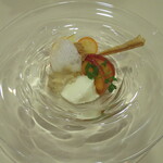 イタリアンレストラン Zucca - 紅玉のパフェ仕立て