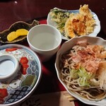 そば玄 藪椿 - しらさぎセット1100円