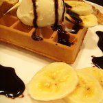 Cafeひととき - チョコバナナワッフル