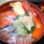 oishiisushitokatsugyoryourisakananomamma - 海鮮丼＾＾