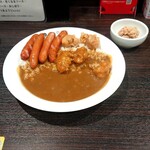 CoCo壱番屋 - ソーセージカレー  ( トッピング フライドチキン & ツナ )