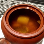 Chuugokuryouri Tendan - 烏骨鶏の薬膳スープ