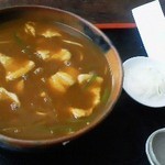 甲州屋 - 121214神奈川　甲州屋登戸駅前店　カレー南蛮そば（大盛）