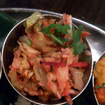 ダバ インディア - キャベツなど野菜のポリヤル、最初はアチャールかと思った