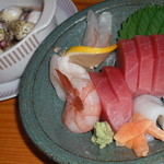 一茶 - お刺身とタコの料理