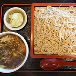 Edo Tou - 山菜入りの鴨せいろ（大盛）