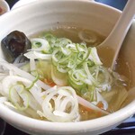 Kouraku en - 「お粥セットＡ」の野菜スープ