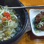 木鶏製麺所 - 唐揚げと石焼チャーハン