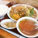 盛 - アナゴの定食