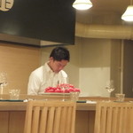 メルモーゾ ダ ドロカワ - 泥川さん頑張って料理されてます。