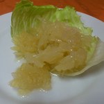 中華料理 唐韻 - 【2012年11月】涼彩海蜇（中華クラゲ）＠580円。