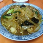 中華料理 唐韻 - 【2012年11月】什錦炒麺＠750円。