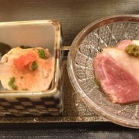美寿思 - あん肝と鴨のあぶり