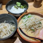 Hanakiryuu Miso - 味噌ラーメン&もやし炒め&半ライス